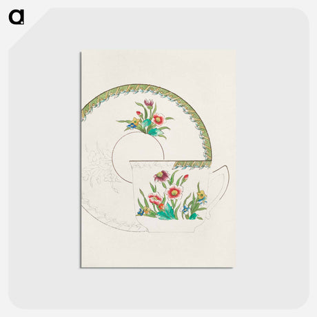 アートポストカード-Cup or Saucer Design
 - ノリタケ工場 Postcard.