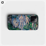 Group of Bathers - Paul Cezanne Phone Case.