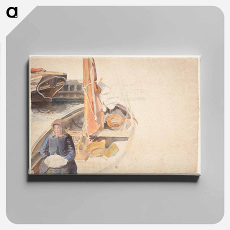 アートパネル-From Faaborg Harbour
 - ピーター ハンセン Canvas.