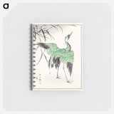 アートメモ帳-Demoiselle Crane and Reed
 - 鳥類図鑑 Memo.