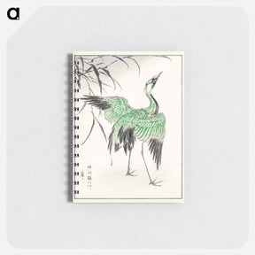 アートメモ帳-Demoiselle Crane and Reed
 - 鳥類図鑑 Memo.