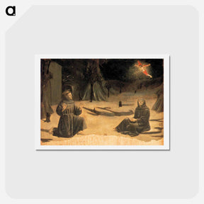 アートポストカード-The Stigmatisation of St. Francis - ピエロ デラ フランチェスカ Postcard.