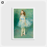 アートポストカード-The Dancer - ピエール オーギュスト ルノワール Postcard.