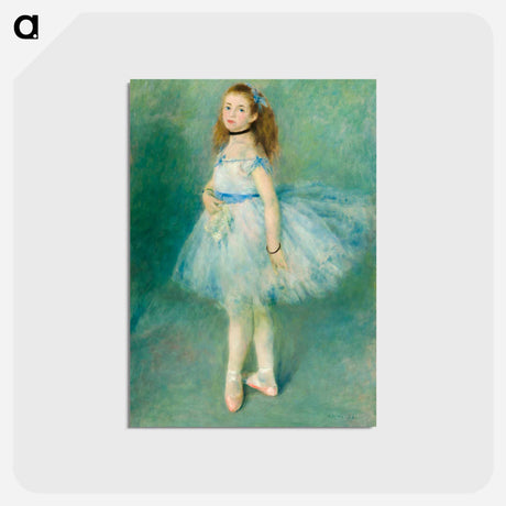 アートポストカード-The Dancer - ピエール オーギュスト ルノワール Postcard.