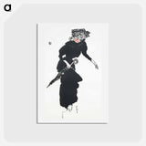 アートポストカード-Woman with an Umbrella
 - ピエール ボナール Postcard.