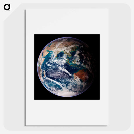 アートポスター-Earth from Space
 - 地球 Poster.