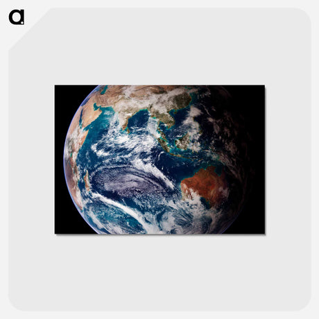 アートポストカード-Earth from Space
 - 地球 Postcard.