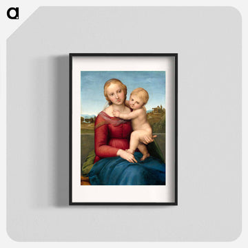 The Small Cowper Madonna - ラファエロ サンティ Poster.