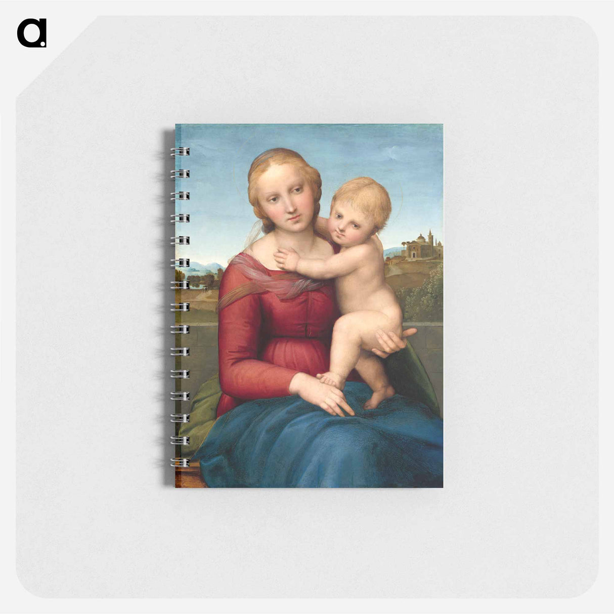 The Small Cowper Madonna - ラファエロ サンティ Memo.