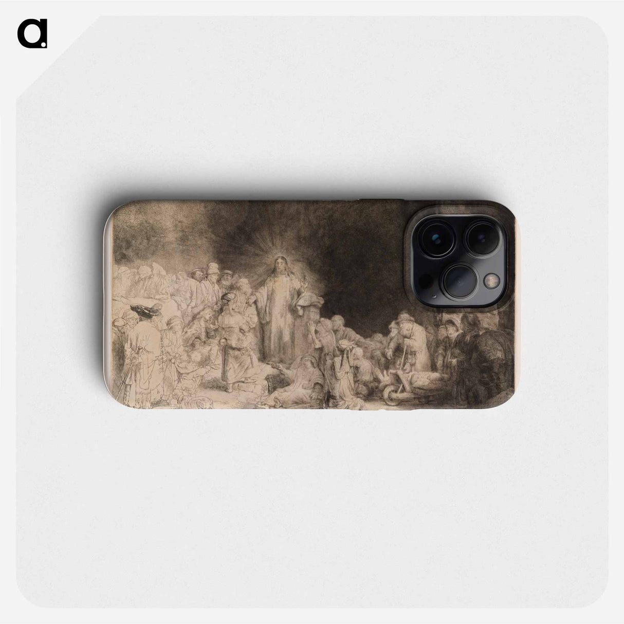 Christ Healing the Sick - Rembrandt van Rijn Phone Case.