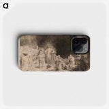 Christ Healing the Sick - Rembrandt van Rijn Phone Case.