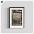 アートポスター-The Burning of Troy; Banner of the House of Hapsburg
 - 書道のお手本 Poster.