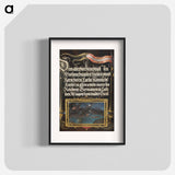 アートポスター-The Burning of Troy; Banner of the House of Hapsburg
 - 書道のお手本 Poster.
