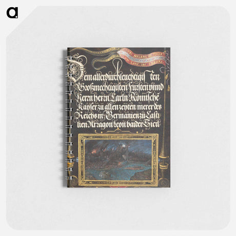 アートメモ帳-The Burning of Troy; Banner of the House of Hapsburg
 - 書道のお手本 Memo.