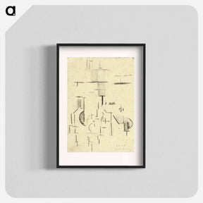 アートポスター-Abstract church - テオ ファン ドゥースブルフ Poster.