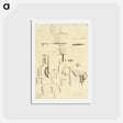アートポストカード-Abstract church - テオ ファン ドゥースブルフ Postcard.