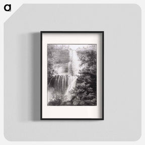 アートポスター-Falls at Catskill - トーマス コール Poster.