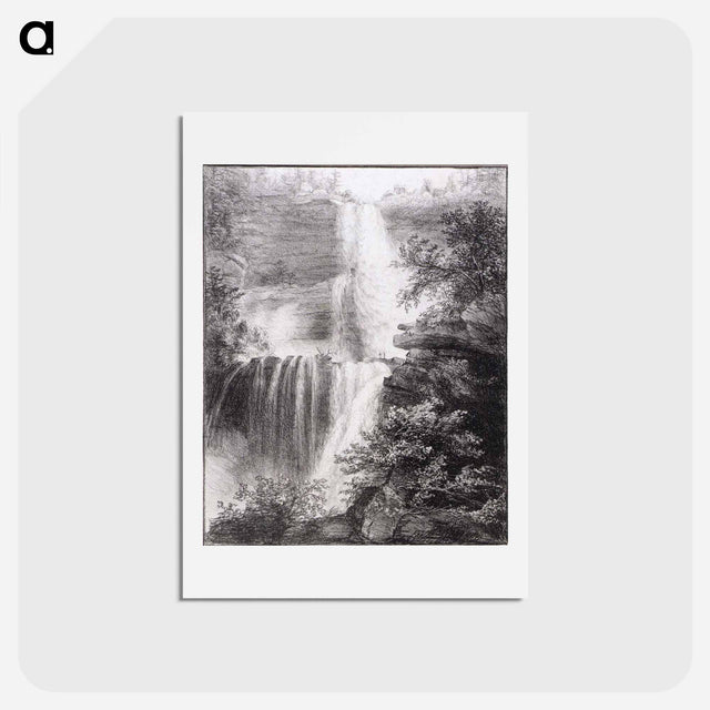 アートポストカード-Falls at Catskill - トーマス コール Postcard.