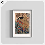 Kinhyoshi Yorin, Hero of the Suikoden - Utagawa Kuniyoshi Poster.