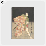 アートポストカード-Bandō Minosuke as a Young Samurai
 - 歌川 豊国 Postcard.