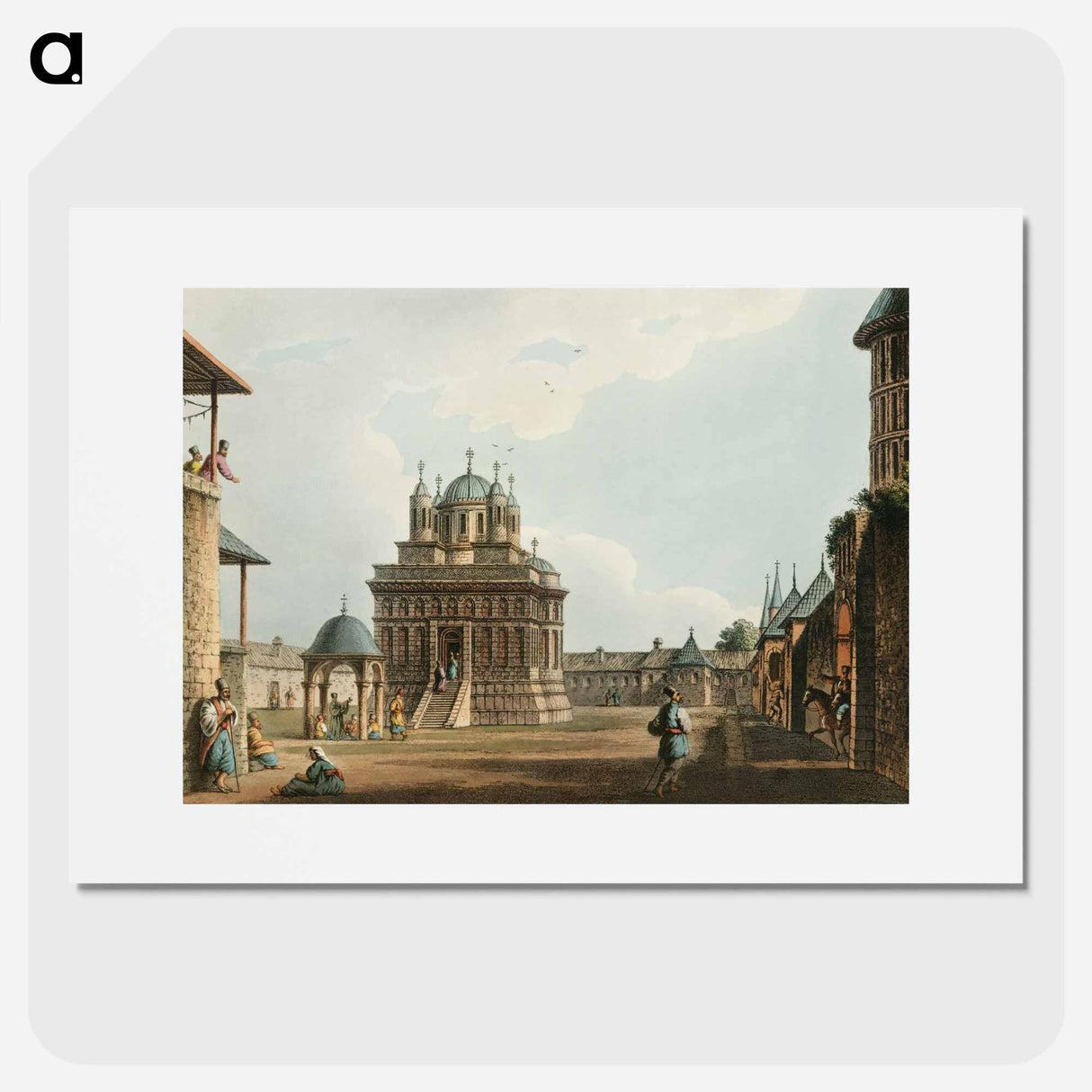 Church and Convent of St. Mary - View of the Ottoman Empire Poster.