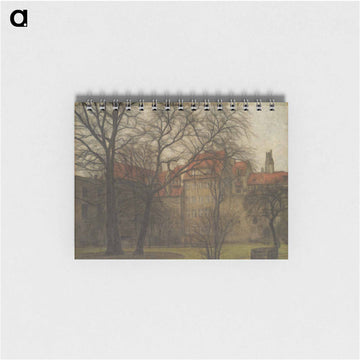 The garden at the Prince's Palace - ヴィルヘルム ハンマースホイ Memo.