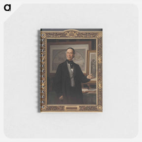アートメモ帳-The art historian, professor N. L. Høyen - ヴィルヘルム マーストランド Memo.