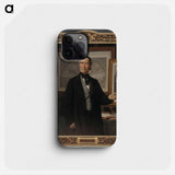The art historian, professor NL Høyen - Vilhelm Marstrand Phone Case.