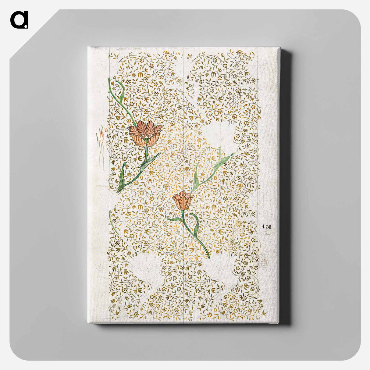 William Morris's Garden Tulip - William Morris Canvas.