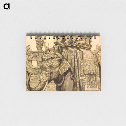 Elephant with howdah - ウワディスワフ テオドール ベンダ Memo.