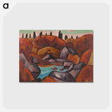 アートポストカード-Flaming Pool—Dogtown
 - イェール大学アートギャラリー Postcard.