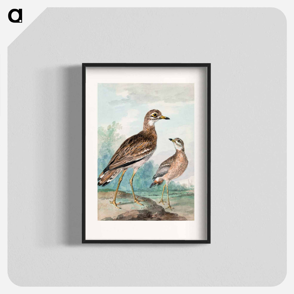 Stone-curlew - アールト シューマン Poster.