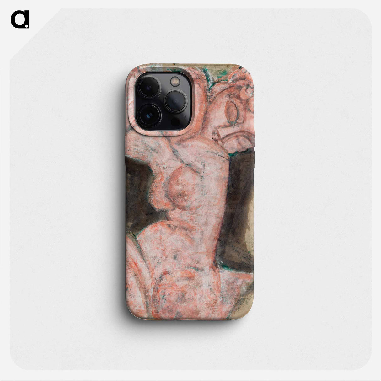 Pink Nude—Caryatid; Caryatid - Amedeo Modigliani Phone Case.