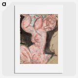 Pink Nude—Caryatid; Caryatid - Amedeo Modigliani Poster.