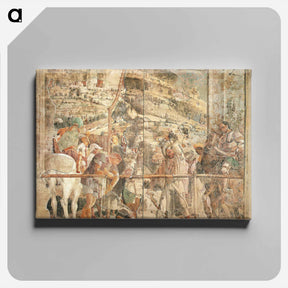 アートパネル-Martyrdom of St.James (Scenes from the Life of St. James) - アンドレア マンテーニャ Canvas.
