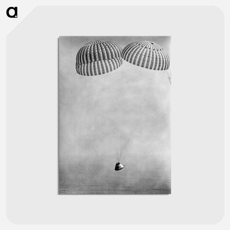 アートポストカード-The Apollo 9 spacecraft - アポロ月面着陸 Postcard.