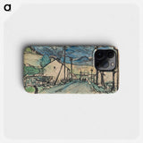 Sad man in the village - アーノルド ピーター ワイズ クビンチャン Phone Case.