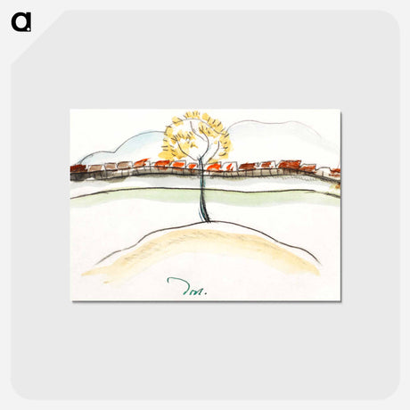 アートポストカード-Fall Brook Railroad - アーサー ダヴ Postcard.