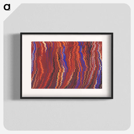 アートポスター-Glitch Pattern Background
 - 大英図書館 Poster.