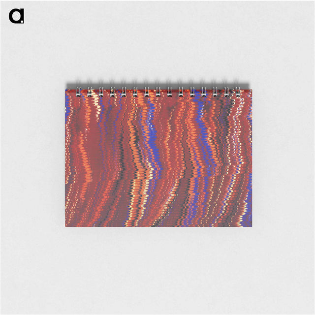 アートメモ帳-Glitch Pattern Background
 - 大英図書館 Memo.