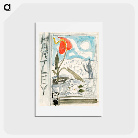 アートポストカード-Marsden Hartley - チャールズ デムス Postcard.