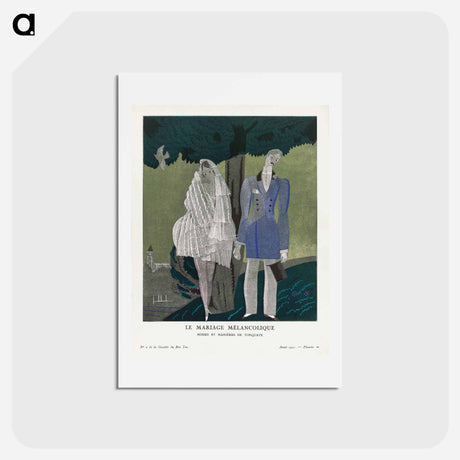 アートポストカード-Modes et Manières de Torquate
 - シャルル マルタン Postcard.