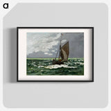 Seascape, Storm - Claude Monet Poster.