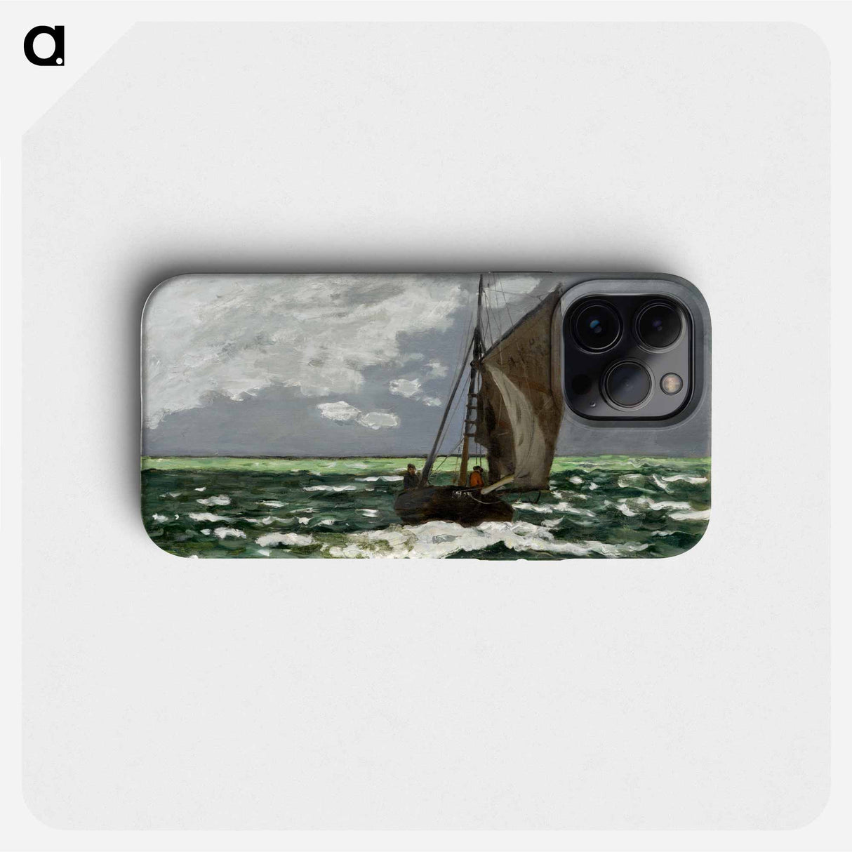 Seascape, Storm - Claude Monet Phone Case.