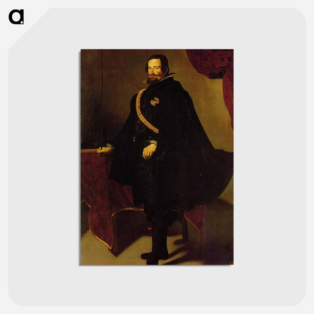 アートポストカード-Don Gaspde Guzman, Count of Olivares and Duke of San Lucla Mayor - ディエゴ ベラスケス Postcard.