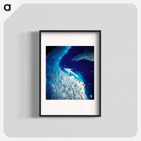 アートポスター-Iran, Trucial Coast, Oman, Zagros Mountains, and Qishm Island From Gemini-12
 - 上空からの地球 Poster.