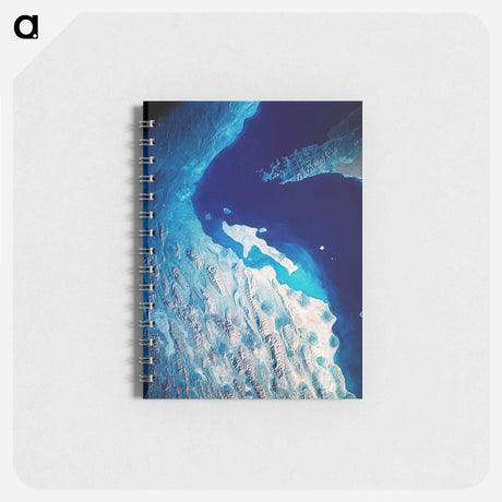 アートメモ帳-Iran, Trucial Coast, Oman, Zagros Mountains, and Qishm Island From Gemini-12
 - 上空からの地球 Memo.