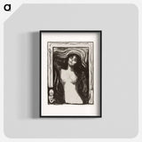 Madonna Liebendes Weib - エドヴァルド ムンク Poster.