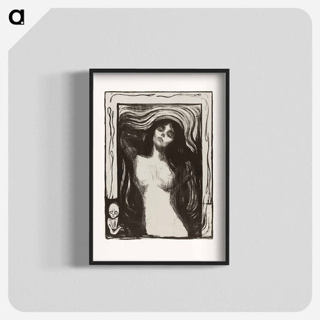 アートポスター-Madonna Liebendes Weib - エドヴァルド ムンク Poster.