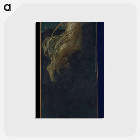 アートポストカード-Cupid and Psyche - Palace Green Murals - Cupid Flying away from Psyche - エドワード バーン ジョーンズ Postcard.